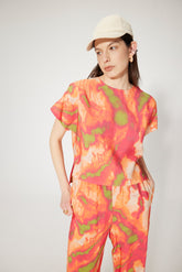 GEMUSTERTES OBERTEIL MIT KASTENFUTTER