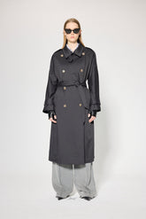 ZWEIREIHIGER TRENCHCOAT MIT VERSCHLUSS