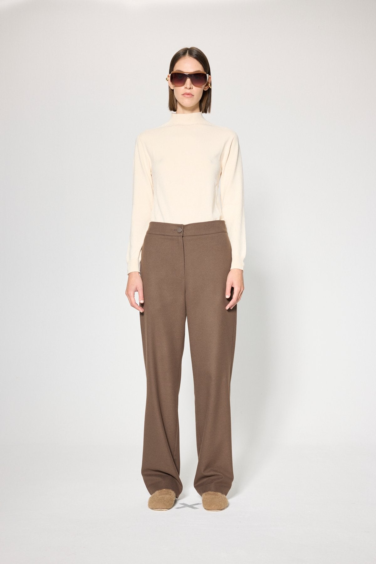 STRAIGHT LEG TROUSERS
